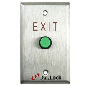 DynaLock 6115M Pushbutton, Single Button, Single Gang, Momentary, SPDT