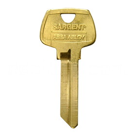 Sargent 6275HG 6-Pin Keyblank, HG Keyway
