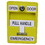 Dortronics 6510/YL-S35 6500 Series Emergency Pull Station, Pull Station with 2 SPDT (Form C) Switches, Yellow Enamel Finish