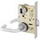 Sargent 70-8205 LNJ 32D Office or Entry Mortise Lock, LN Rose, J Lever, SFIC Prep Less Core, Satin Stainless Steel