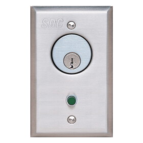 SDC 701U L1 GREEN 6 Amp Switch AA SPDT L1-Green