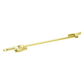 Glynn Johnson 704H-US3 Heavy Duty Surface Overhead Hold Open, Size 4, Bright Brass Finish, Non-Handed