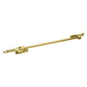 Glynn Johnson 704S-US4 Heavy Duty Surface Overhead Stop Only, Size 4, Satin Brass Finish, Non-Handed