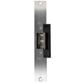 RCI 7119-08D 32D Electric Strike, 9 In. Faceplate, For 3/4 In. Projection Latches, 24 VDC, Fail Secure, Satin Stainless Steel