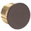 Kaba Ilco 7200DC-46 1-1/4" Dummy Mortise Cylinder, Dark Brown Aluminum