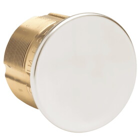 Kaba Ilco 7200DC-26 1-1/4" Dummy Mortise Cylinder, Bright Chrome