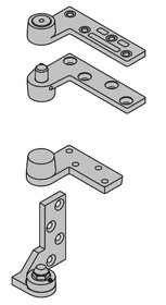 Ives 7212 SET RH US26D Pivot Set,3/4" Offset,Right Hand,Satin Chrome