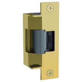 HES 7501-606 Grade 1 Electric Strike, Field Selectable (Safe/Secure), 4-7/8" X 1-1/4", 12/24 VDC, Satin Brass