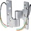 Dorma 75200 RH 626 Electrified Thru-Wire 3/4" Offset Right Hand Intermediate Pivot For Power Transfer, Satin Chrome