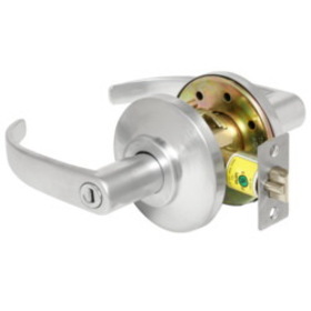 BEST 7KC30L14DS3626 Grade 2 Privacy Cylindrical Lock, 14 Lever, Non-Keyed, Satin Chrome Finish, Non-handed