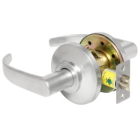 BEST 7KC30N14DS3626 Grade 2 Passage Cylindrical Lock, 14 Lever, Non-Keyed, Satin Chrome Finish, Non-handed