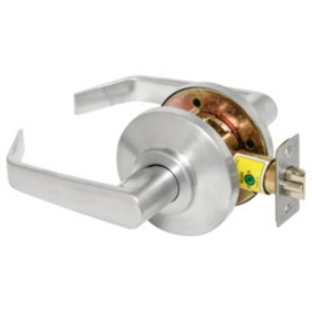 BEST 7KC30N15DS3626 Grade 2 Passage Cylindrical Lock, 15 Lever, Non-Keyed, Satin Chrome Finish, Non-handed