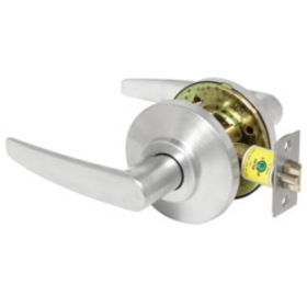 BEST 7KC30N16DS3626 Grade 2 Passage Cylindrical Lock, 16 Lever, Non-Keyed, Satin Chrome Finish, Non-handed