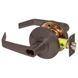 BEST 7KC37AB15DS3613 Grade 2 Entry Cylindrical Lock, 15 Lever, SFIC Less Core, Oil-Rubbed Bronze Finish, Non-handed