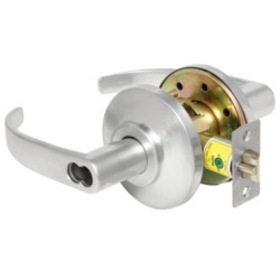 BEST 7KC37AB14DS3626 Grade 2 Entry Cylindrical Lock, 14 Lever, SFIC Less Core, Satin Chrome Finish, Non-handed
