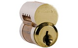 Corbin Russwin 8000-D1 606 6-Pin Interchangeable Core, D1 Keyway Satin Brass