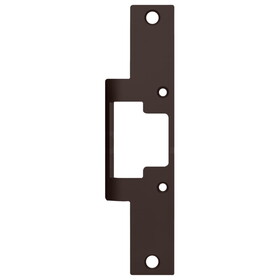 HES 802 613 Faceplate Only, 8000/8300 Series, 7-15/16" x 1-7/16", Flat with Radius Corners, Oil Rubbed Bronze