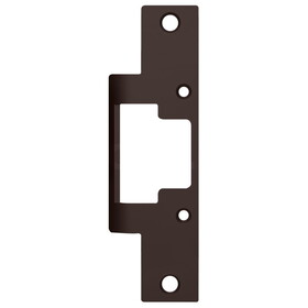 HES 803 613 Faceplate Only, 8000/8300 Series, 6-7/8" x 1-1/4", Flat with Radius Corners, Oil Rubbed Bronze