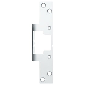 HES 805 629 Faceplate Only, 8000/8300 Series, 9" x 1-3/8", Flat with Radius Corners, Bright Stainless Steel