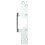 HES 805 629 Faceplate Only, 8000/8300 Series, 9" x 1-3/8", Flat with Radius Corners, Bright Stainless Steel