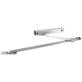 Glynn Johnson 816S-US32D Heavy Duty Surface Overhead Stop Only, Size 6, Satin Stainless Steel Finish, Non-Handed