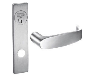 Sargent TR-8215 LE1L 26D Passage or Closet Mortise Trim, LE1 Escutcheon, L Lever, Trim Pack Only, Satin Chrome
