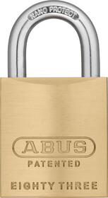 ABUS 83/45-300 S2 1-7/8 In. Rekeyable Brass Padlock, Schlage C Keyway