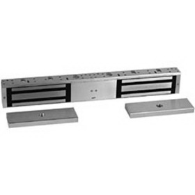RCI 8320 2SCS 28 Double 1500 Lb. Multimag, 12/24 VDC, Security Condition Sensor, Double Outswing Doors, Brushed Aluminum