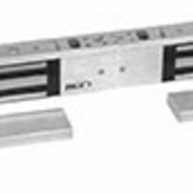RCI 8372 2SCS 28 Double 750 Lb. Minimag, 12/24 VDC, Security Condition Sensor, Double Outswing Doors, Brushed Aluminum
