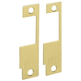 HES 852M 606 Faceplate Only, 8500 Series, 4-7/8" x 1-1/4", Use with Yale 8700, 8800, Accurate, Falcon, Kaba, Satin Brass