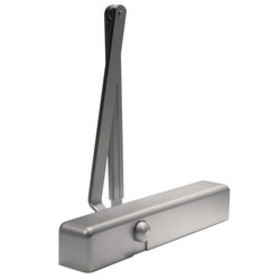 Dorma 8616 AF86P 689 Flat Form Complete Surface Closer, Non-Hold Open, Tri-Pack, Reveals to 4 Inches, Aluminum Painted Finish