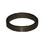 Kaba Ilco 861F-46-10 Mortise Cylinder Solid Collar, 1/4" Thick, Dark Brown Aluminum