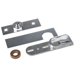 Dorma 8852 Adjustable End Load Floor Pivot Set for Bottom Door Rail Channel Depth Of 7/8 Inch, for RTS Series Closers