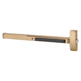 Sargent 8888F 10 Grade 1 Rim Exit Bar, Wide Stile Pushpad, 36" Device, Exit Only, Hex Key Dogging, Satin Bronze Clear Coated Finish, Field Reversible