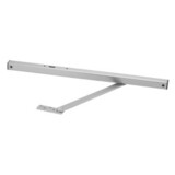 Glynn Johnson 906F-US32D J Heavy Duty Surface Overhead Friction Hold Open, Size 6, Angle Jamb Bracket, Satin Stainless Steel Finish, Non-Handed
