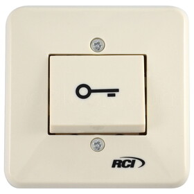 RCI 909S-MO Rocker Switch, Surface Mount, Momentary, Beige