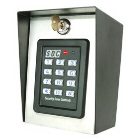 SDC 926 Outdoor Keypad for Surface Wall or Pedestal Post Mount