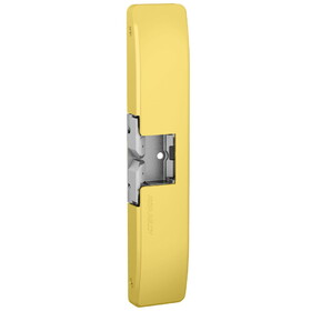 HES 9500-606 Fail Safe/Fail Secure, Complete 12/24VDC Electric Strike, Surface Mounted, 3/4" Thickness, Fire Rated, Satin Brass