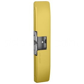 HES 9600-606 Grade 1 Electric Strike, Fail Safe/Fail Secure, 12/24 VDC, Surface Mounted, 3/4" Thickness, Satin Brass Finish