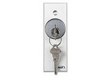 RCI 960N-MA 28 Narrow Tamper Resistant Keyswitch, Maintained, Brushed Aluminum