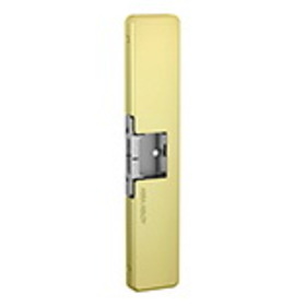 HES 9800-606 Fail Safe/Fail Secure, Complete 12/24VDC Electric Strike, Surface Mounted, Grade 1, 1/2 In. Thick Strike Body, Non-Handed, Satin Brass