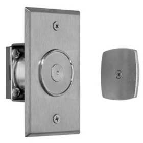 Rixson 989 689 Electromagnetic Door Holder/Release, Low Projection Wall, Aluminum Painted