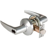 BEST 9K37AB16CS3626 Grade 1 Entrance Cylindrical Lock, 16 Lever, C Rose, SFIC Less Core, Satin Chrome Finish, 4-7/8