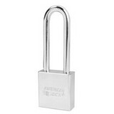American Lock A3202WO 1-3/4 In. Wide Solid Steel Body, 3 In. Tall 5/16 In. Diameter Boron Shackle, Without Cylinder