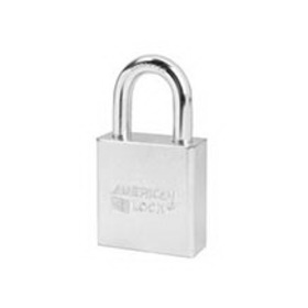 American Lock A5200 1-3/4 In. Wide Solid Steel Body, 1-1/8 In. Tall 5/16 In. Diameter Stainless Steel Shackle, 5 Pin Cylinder,