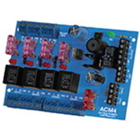 Altronix ACM4 Access Power Controller, Input 12/24VAC/DC, 4 Fused Outputs