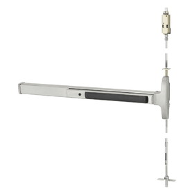 Sargent AD8410F LHR 32D Grade 1 Concealed Vertical Rod Exit Device,Narrow Stile Pushpad,36" Device,Exit Only,Left Hand Reverse