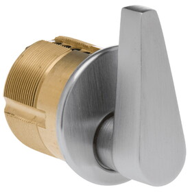 Kaba Ilco ADA-7181TK1-26D 1-1/8" ADA Turn Knob Mortise Cylinder, Standard (863G) Cam, Satin Chrome