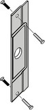 DON-JO AL-211-SL Latch Protector for Outswinging Aluminum Entrance Doors, Fits Over Cylinder, 3-1/2