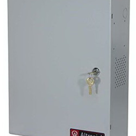 Altronix AL1024ULXPD16CB Power Supply/Charger, Input 115VAC 60Hz at 4.2A, 16 PTC Outputs, 24VDC at 10A, Grey Enclosure